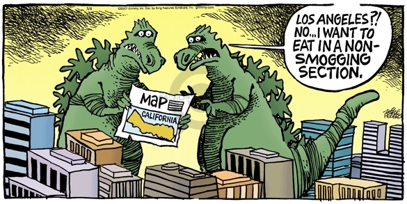 Comic Strip Mike Peters  Mother Goose and Grimm 2007-03-04 air pollution