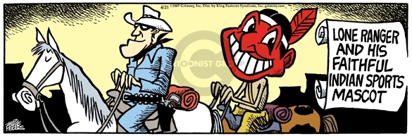 Comic Strip Mike Peters  Mother Goose and Grimm 2007-04-21 baseball