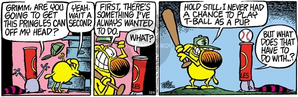Comic Strip Mike Peters  Mother Goose and Grimm 2007-12-04 baseball