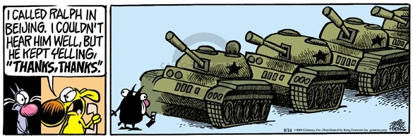 Comic Strip Mike Peters  Mother Goose and Grimm 2008-08-14 2008 Olympics