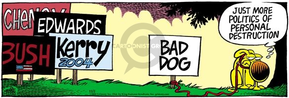 Comic Strip Mike Peters  Mother Goose and Grimm 2004-11-02 2004 election