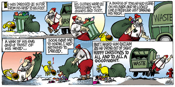 Comic Strip Mike Peters  Mother Goose and Grimm 2003-12-21 'twas