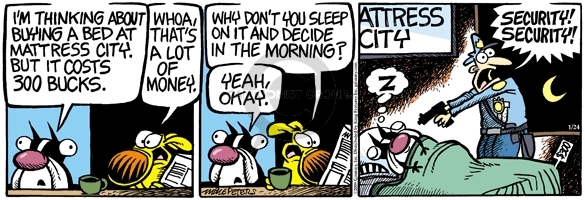 Comic Strip Mike Peters  Mother Goose and Grimm 2009-01-24 $300