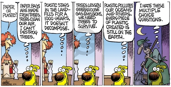 Comic Strip Mike Peters  Mother Goose and Grimm 2009-06-14 environment