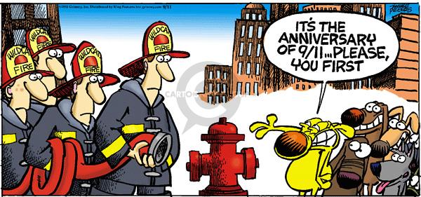 Comic Strip Mike Peters  Mother Goose and Grimm 2011-09-11 9-11-01