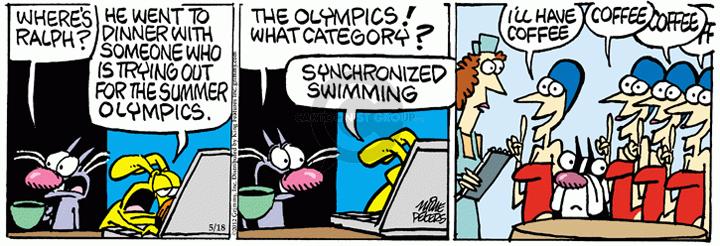 Comic Strip Mike Peters  Mother Goose and Grimm 2012-05-18 2012 Olympics