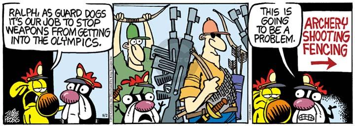 Comic Strip Mike Peters  Mother Goose and Grimm 2012-08-02 2012 Olympics