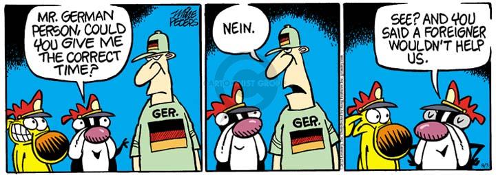 Comic Strip Mike Peters  Mother Goose and Grimm 2012-08-03 2012 Olympics