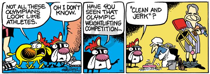 Comic Strip Mike Peters  Mother Goose and Grimm 2012-08-06 2012 Olympics