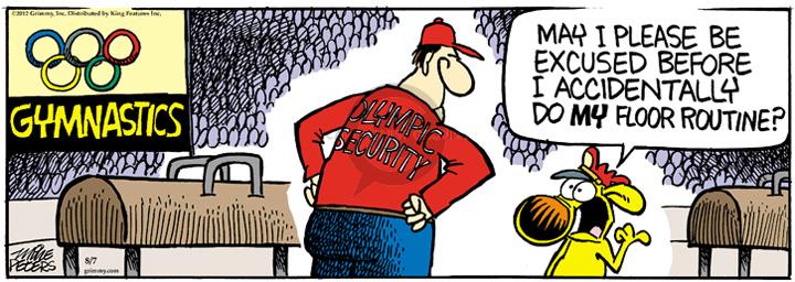 Comic Strip Mike Peters  Mother Goose and Grimm 2012-08-07 2012 Olympics