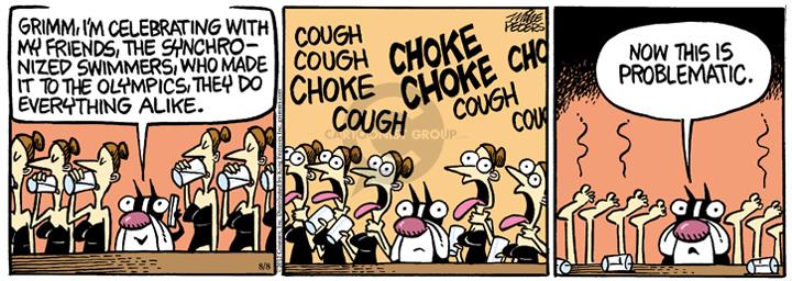 Comic Strip Mike Peters  Mother Goose and Grimm 2012-08-08 2012 Olympics