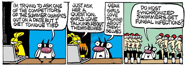 Comic Strip Mike Peters  Mother Goose and Grimm 2012-08-09 2012 Olympics