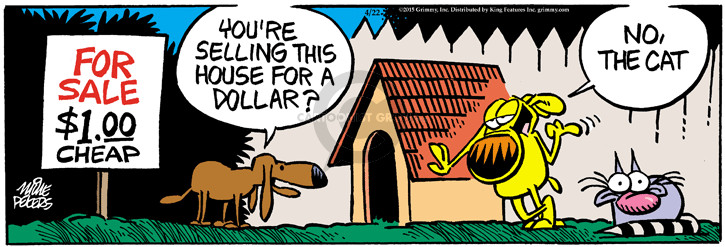 Comic Strip Mike Peters  Mother Goose and Grimm 2015-04-22 $1.00