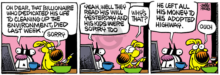 Comic Strip Mike Peters  Mother Goose and Grimm 2015-06-02 environment