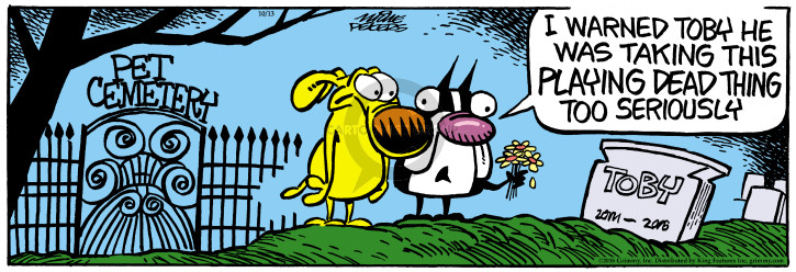 Comic Strip Mike Peters  Mother Goose and Grimm 2016-10-13 2011