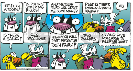 Comic Strip Mike Peters  Mother Goose and Grimm 2017-03-26 $2.00