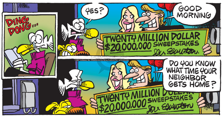 Comic Strip Mike Peters  Mother Goose and Grimm 2017-04-09 $20