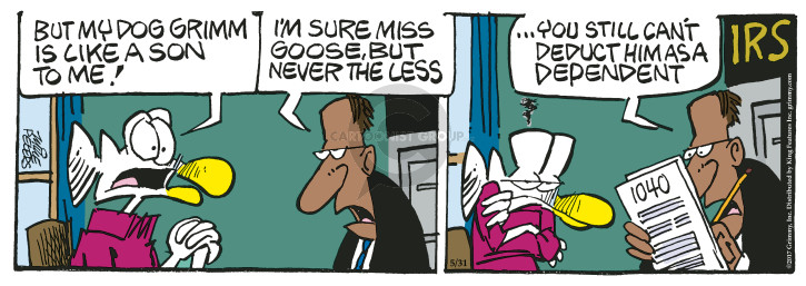 Comic Strip Mike Peters  Mother Goose and Grimm 2017-05-31 1040