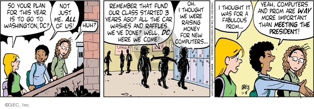 Comic Strip Greg Evans  Luann 2009-01-05 3-D