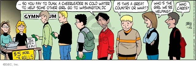 Comic Strip Greg Evans  Luann 2009-01-22 3-D