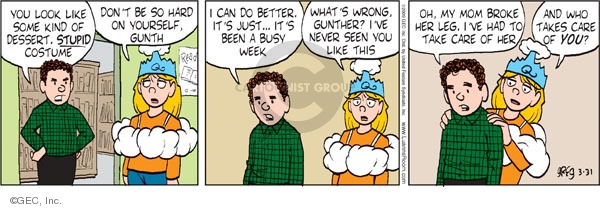 Comic Strip Greg Evans  Luann 2009-03-31 respect