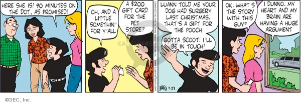 Comic Strip Greg Evans  Luann 2009-04-23 $200