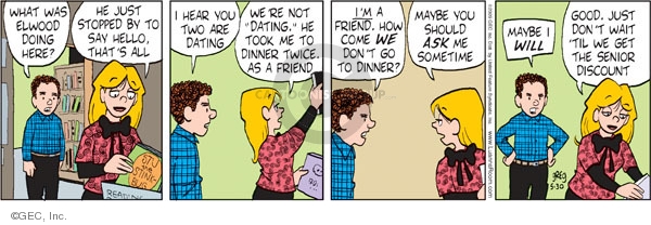 Comic Strip Greg Evans  Luann 2009-05-30 'til