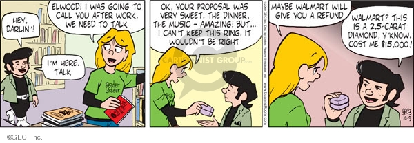 Comic Strip Greg Evans  Luann 2009-10-09 $15