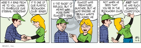 Comic Strip Greg Evans  Luann 2009-10-16 $15