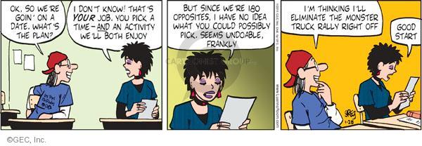 Comic Strip Greg Evans  Luann 2011-01-28 180