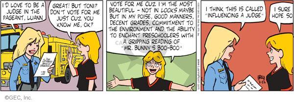 Comic Strip Greg Evans  Luann 2011-03-22 environment