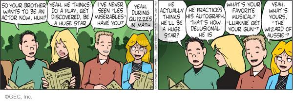 Comic Strip Greg Evans  Luann 2011-06-03 math