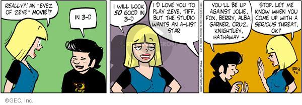 Comic Strip Greg Evans  Luann 2011-09-06 3-D movie