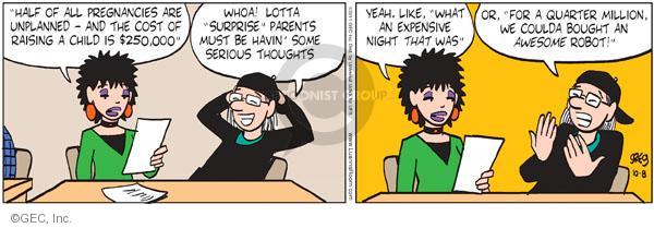 Comic Strip Greg Evans  Luann 2011-10-08 $250