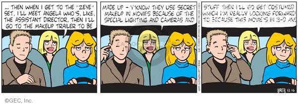 Comic Strip Greg Evans  Luann 2011-12-16 3-D movie