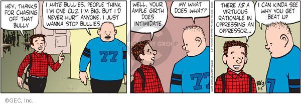 Comic Strip Greg Evans  Luann 2012-03-05 virtue