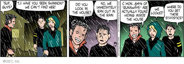 Comic Strip Greg Evans  Luann 2012-04-28 'sup