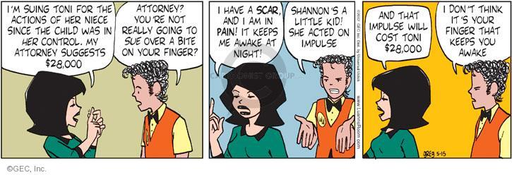 Comic Strip Greg Evans  Luann 2012-05-15 $28