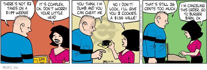 Comic Strip Greg Evans  Luann 2012-10-23 $1.50