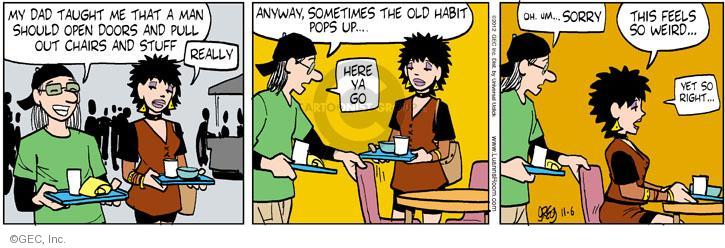 Comic Strip Greg Evans  Luann 2012-11-06 kindness
