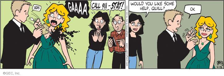 Comic Strip Greg Evans  Luann 2014-04-15 911