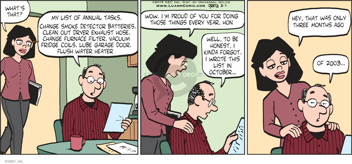 Comic Strip Greg Evans  Luann 2015-02-01 2003