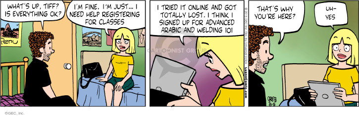 Comic Strip Greg Evans  Luann 2015-08-05 101