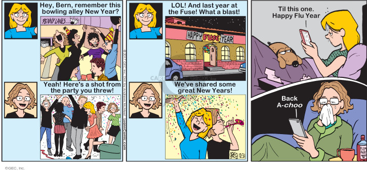 Comic Strip Greg Evans  Luann 2017-12-31 'til