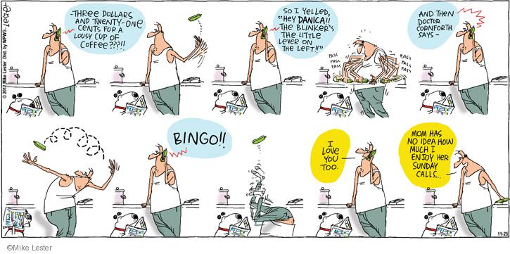 Comic Strip Mike Lester  Mike du Jour 2012-11-25 $3.00