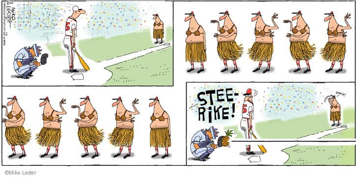 Comic Strip Mike Lester  Mike du Jour 2013-07-14 baseball