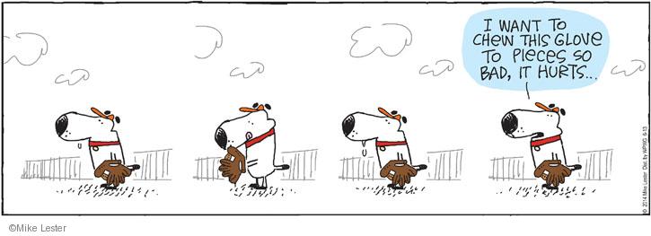 Comic Strip Mike Lester  Mike du Jour 2014-06-13 softball