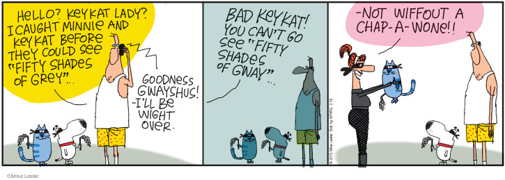 Comic Strip Mike Lester  Mike du Jour 2015-02-19 50 Shades of Grey