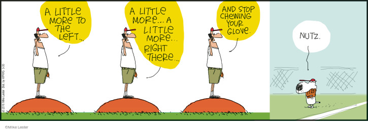Comic Strip Mike Lester  Mike du Jour 2016-03-30 baseball field