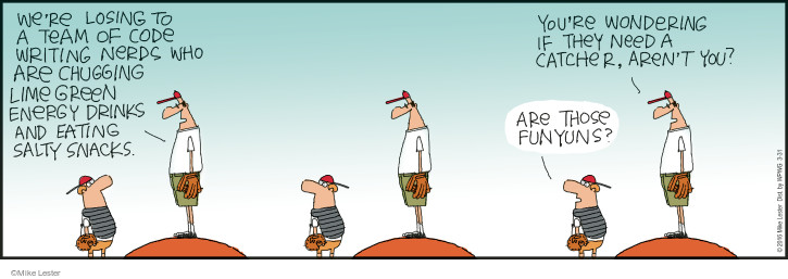 Comic Strip Mike Lester  Mike du Jour 2016-03-31 baseball